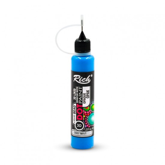 Rich Dot Paint 3D Likit Boya Mavi