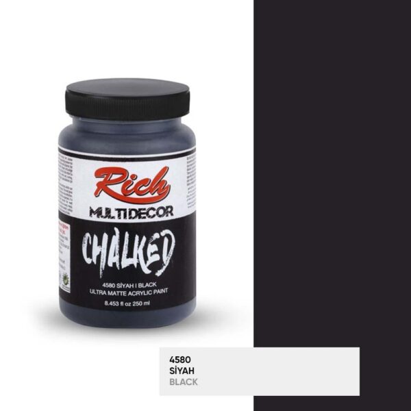 RİCH MULTIDECOR CHALKED SİYAH 250 ML