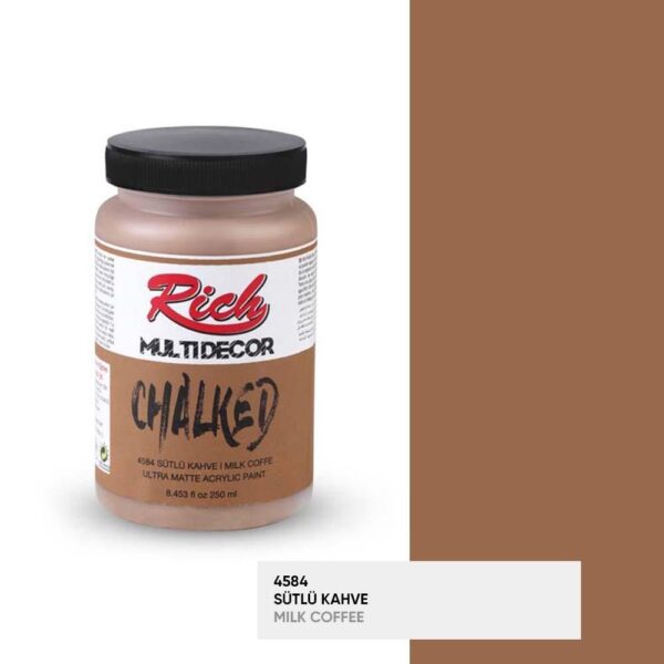 RİCH MULTIDECOR CHALKED SÜTLÜ KAHVE 250 ML