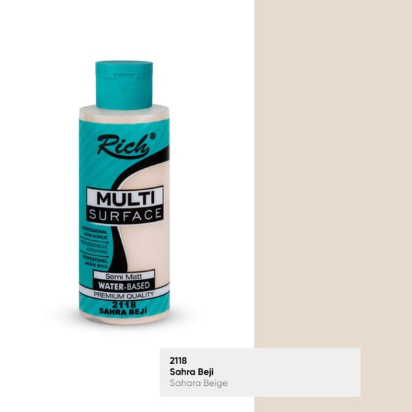 Rich Multisurface 120 ml sahra beji akrilik boya