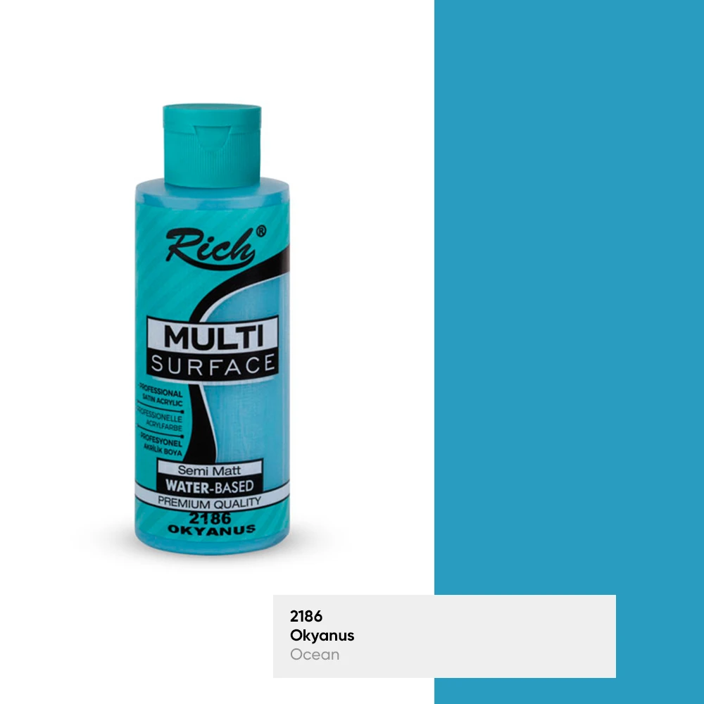 Rich Multisurface 120 ml okyanus akrilik boya