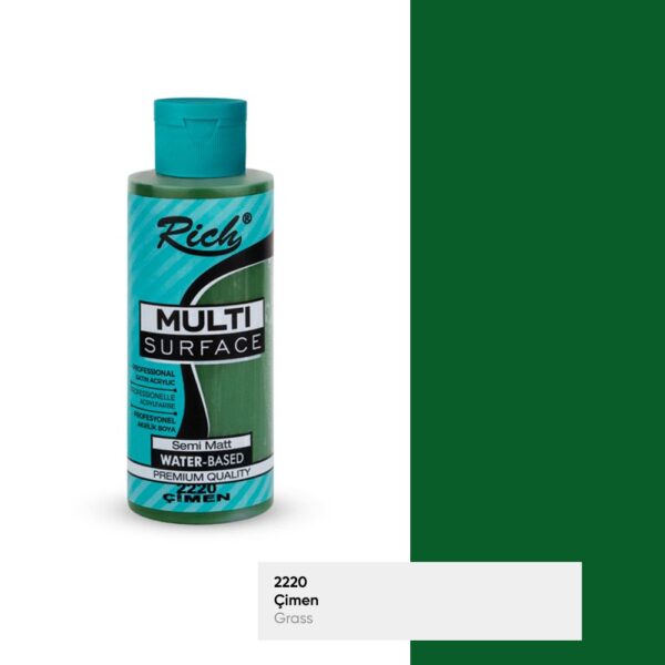 Rich Multisurface 120 ml çimen akrilik boya
