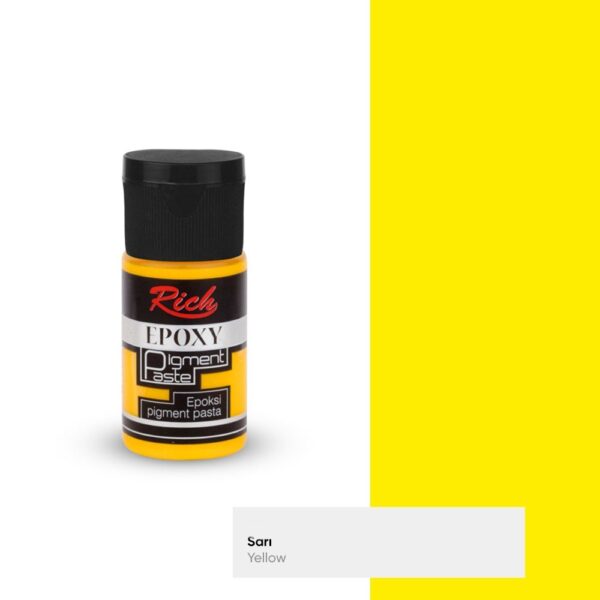 Rich Epoksi Pigment Pasta Sarı 20 cc