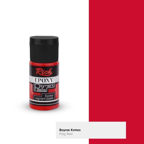 Rich Epoksi Pigment Pasta Bayrak Kırmızı 20 cc