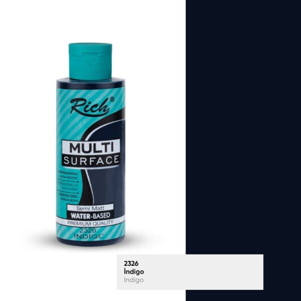 Rich Multisurface 120 ml indigo akrilik boya