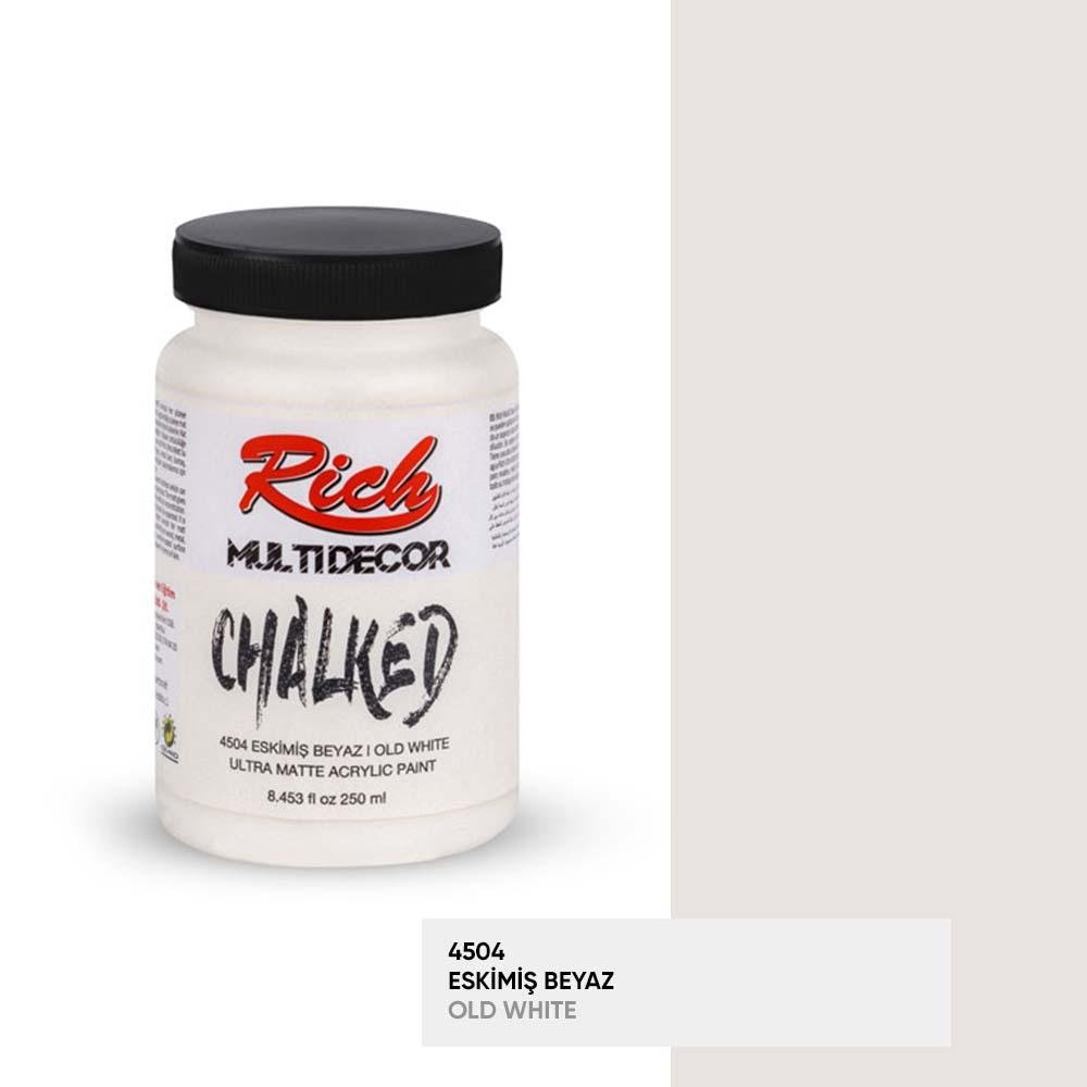 RİCH MULTIDECOR CHALKED ESKİMİŞ BEYAZ 250 ML
