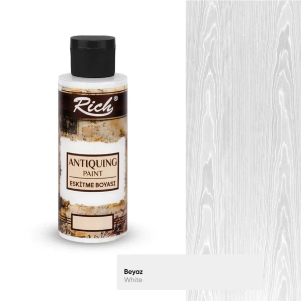 Rich Antiquing Eskitme Boyası 1616 Beyaz 120 cc