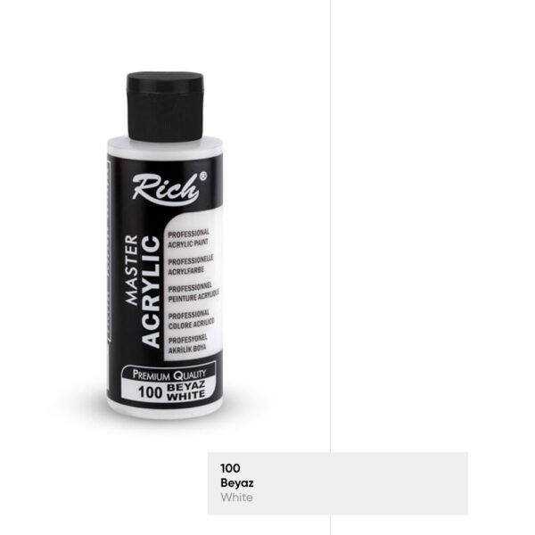 Rich Akrilik Beyaz boya 120 ml