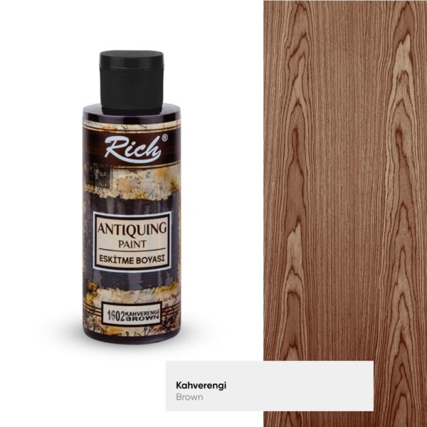 Rich Antiquing Eskitme Boyası 1602 Kahverengi 120 cc