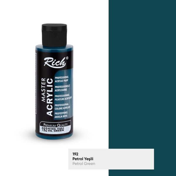 Rich Akrilik Petrol yeşili boya 120 ml