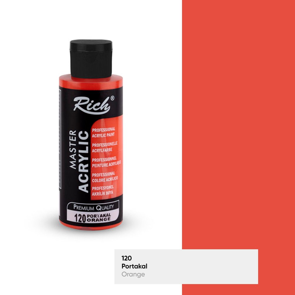 Rich Akrilik Portakal boya 120 ml