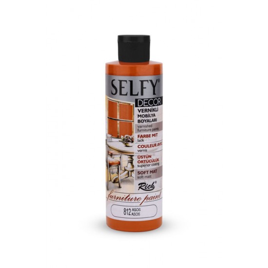 Rich Selfy Decor Vernikli Mobilya Boyası 240 ML asos