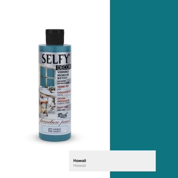 Rich Selfy Decor Vernikli Mobilya Boyası 240 ML hawai