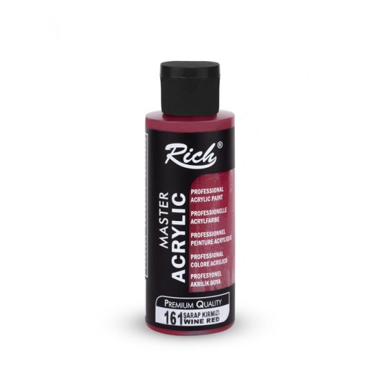 Rich Akrilik Şarap Kırmızı boya 120 ml