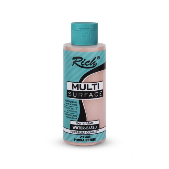 Rich Multisurface 120 ml pudra pembe akrilik boya