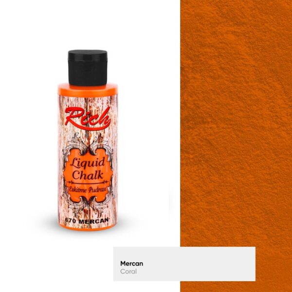 Rich Eskitme Pudrası 670 Mercan 120 cc