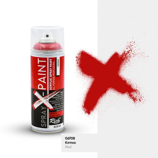 RİCH SPREY BOYA KIRMIZI 400 ML