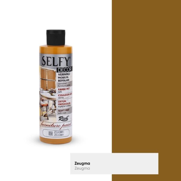 Rich Selfy Decor Vernikli Mobilya Boyası 240 ML Zeugma